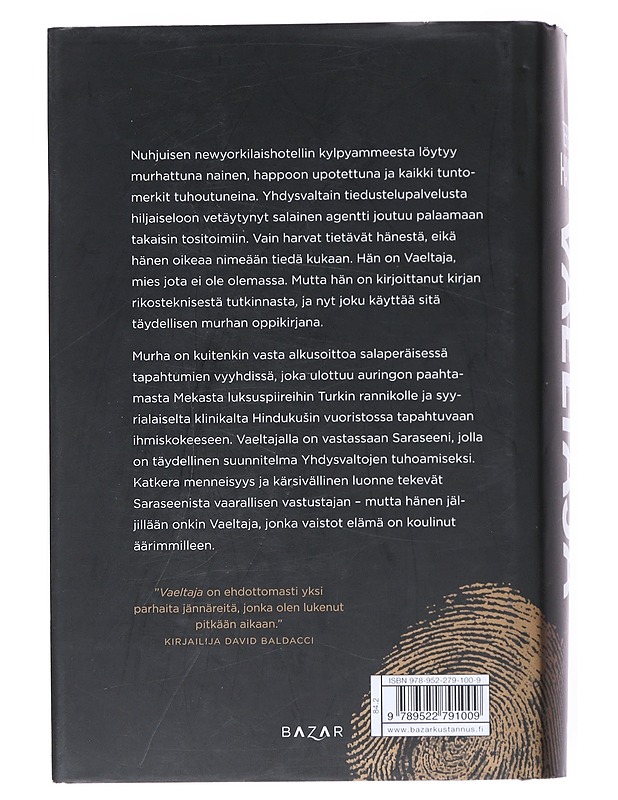 Vaeltaja - Hayes, Terry - Jännitys ja dekkarit - 10105514018 - 1