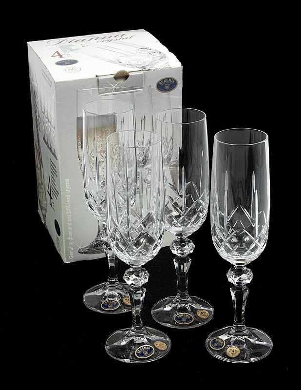 BOHEMIA Dianna kristallilasit, 4 kpl - Lasit - 10105514023 - 0