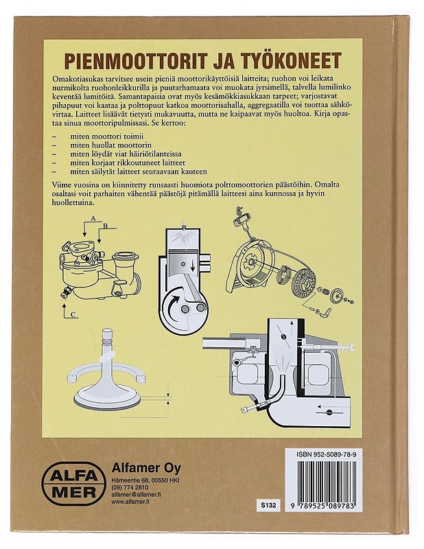 Pienmoottorit ja työkoneet : käyttö, huolto ja korjaukset - Perälä, Osmo - Tietokirjat ja oppaat - 10105514027 - 1