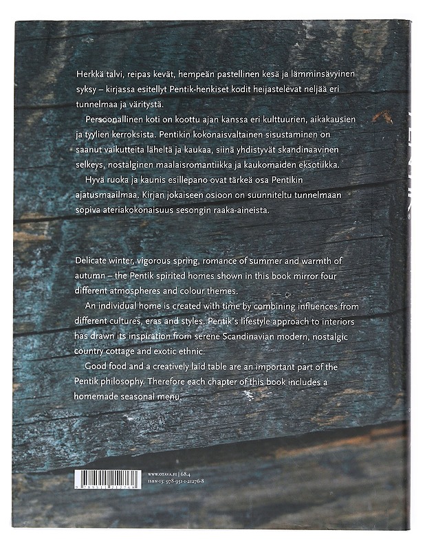 Pentik : koti : at home - Jokela, Anu - Tietokirjat ja oppaat - 10105514050 - 1