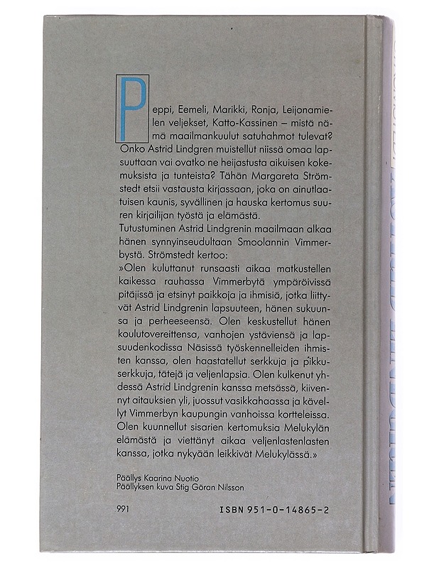 Astrid Lindgren - Strömstedt, Margareta - Elämäkerrat ja muistelmat - 10105514049 - 1