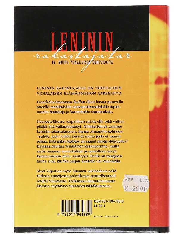 Leninin rakastajatar ja muita venäläisiä kohtaloita - Skott, Staffan - Romaanit ja novellit - 10105514068 - 1