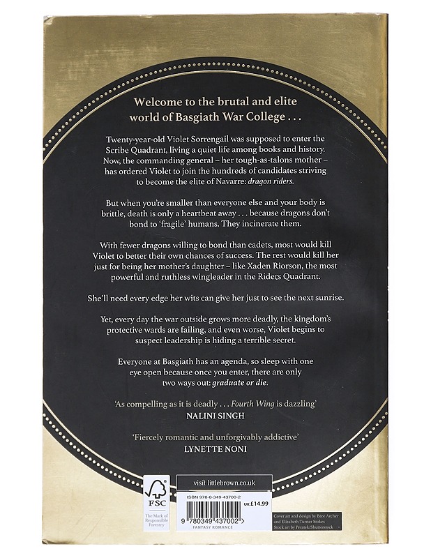 Fourth wing - Rebecca Yarros - Fantasia- ja scifi - 10105514071 - 1