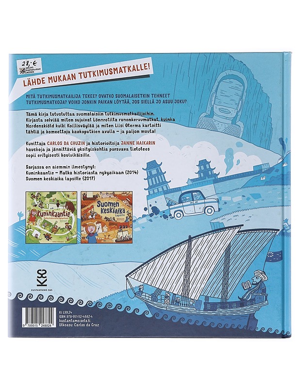 Suomalaiset tutkimusmatkailijat - Cruz, Carlos da - Lastenkirjat - 10105514085 - 1