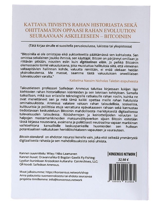 Bitcoin-standardi : kohti avointa rahajärjestelmää - Ammous, Saifedean - Tietokirjat ja oppaat - 10105514088 - 1