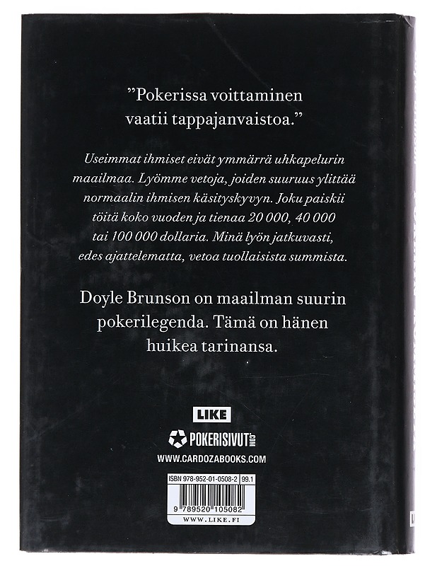Pokerin kummisetä - Brunson, Doyle - Elämäkerrat ja muistelmat - 10105514097 - 1