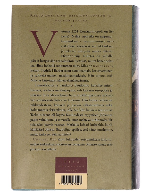 Baudolino - Eco, Umberto - Romaanit ja novellit - 10105514101 - 1