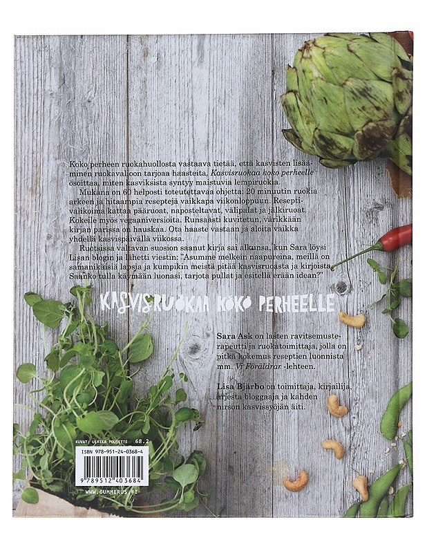 Kasvisruokaa koko perheelle - Ask, Sara - Ruokakirjat - 10105514136 - 1