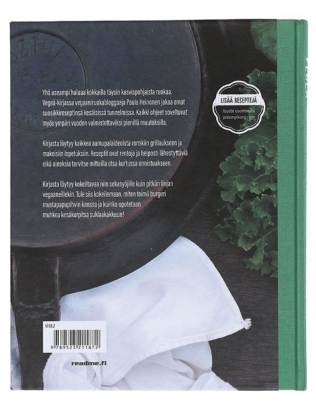 Vegeä : herkullista & helppoa vegaaniruokaa jokaiseen keittiöön - Heinonen, Paula - Ruokakirjat - 10105514141 - 1