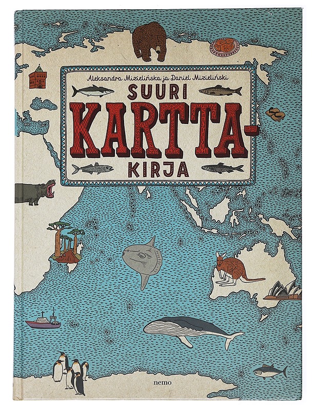 Suuri karttakirja - Mizieli?ska, Aleksandra - Lastenkirjat - 10105514175 - 0