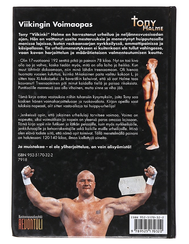 Viikingin voimaopas - Halme, Tony - Elämäkerrat ja muistelmat - 10105514188 - 1