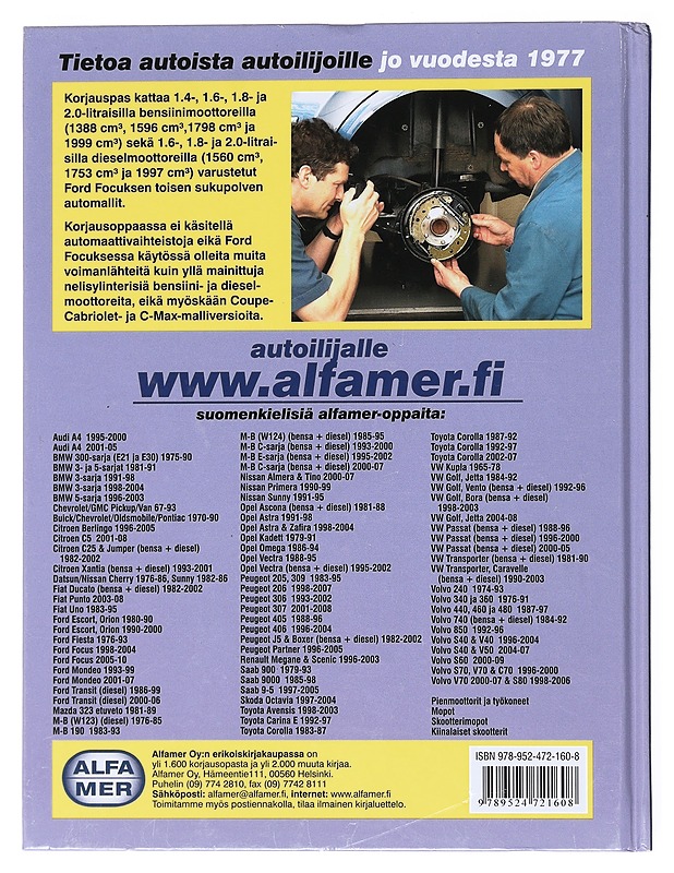 Ford Focus 2005-2010 : korjausopas - Randall, Martynn - Tietokirjat ja oppaat - 10105514196 - 1