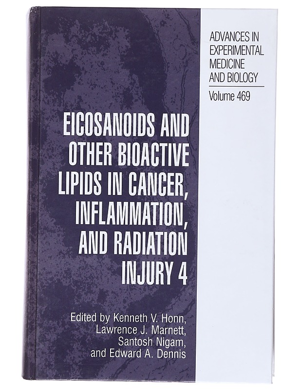 Eicosanoids and other bioactive lipids in cancer, inflammation, and radiation injury 4 - Kenneth V. Honn - Tietokirjat ja oppaat - 10105514236 - 0