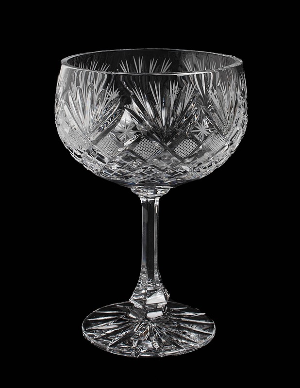 Jalallinen kristallimalja - Tarjoiluastiat - 10105514226 - 1