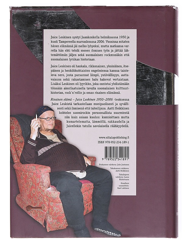Risainen elämä : Juice Leskinen 1950-2006 - Antti Heikkinen - Elämäkerrat ja muistelmat - 10105514237 - 1