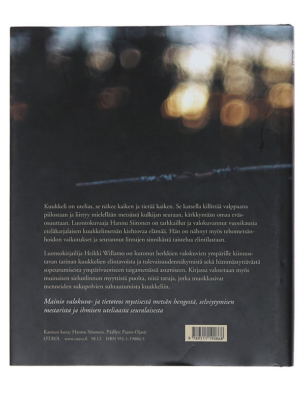 Kuukkeli, sielunlintu - Siitonen, Hannu Juhani - Tietokirjat ja oppaat - 10105514257 - 1