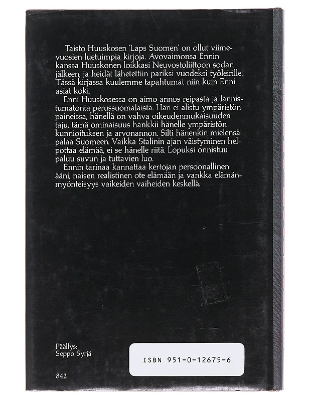 Ennin tarina - Taisto Huuskonen - Elämäkerrat ja muistelmat - 10105514280 - 1