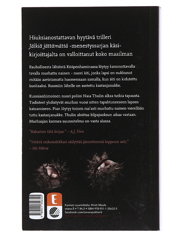 Kastanjamies - Sveistrup, Søren - Jännitys ja dekkarit - 10105514302 - 1