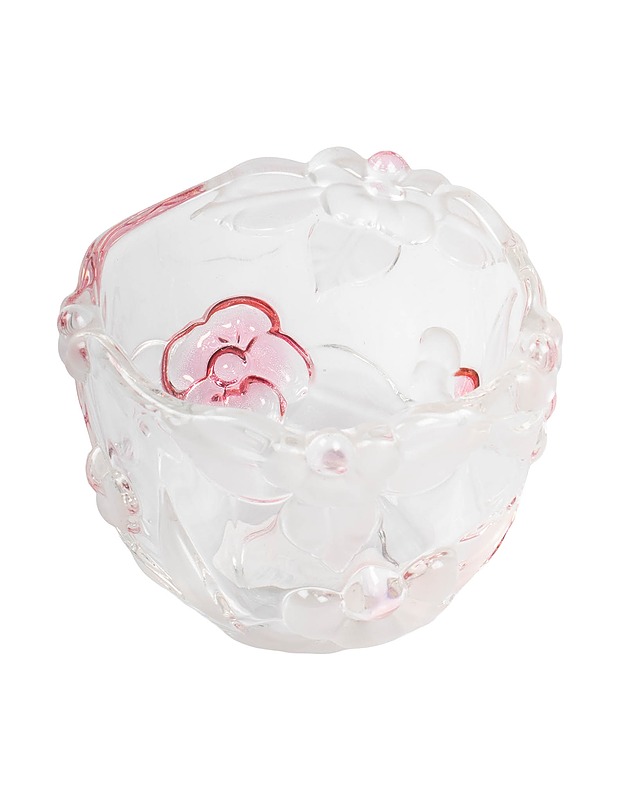 Kukkakuvioinen lasikuppi - Tarjoiluastiat - 10105514303 - 0