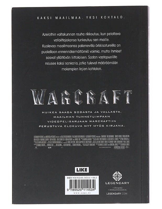 Warcraft - Golden, Christie - Romaanit ja novellit - 10105514333 - 1