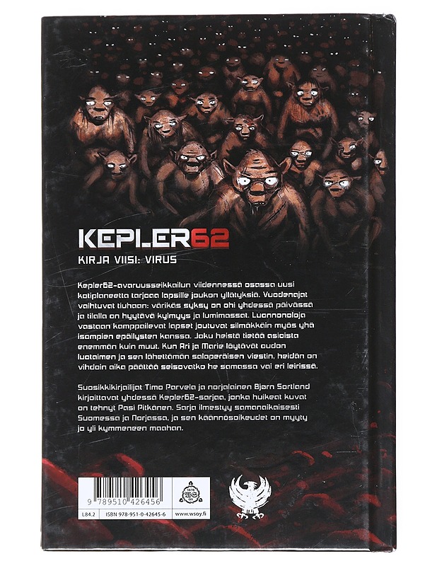 Kepler62. Kirja viisi, Virus - Parvela, Timo - Lastenkirjat - 10105514334 - 1