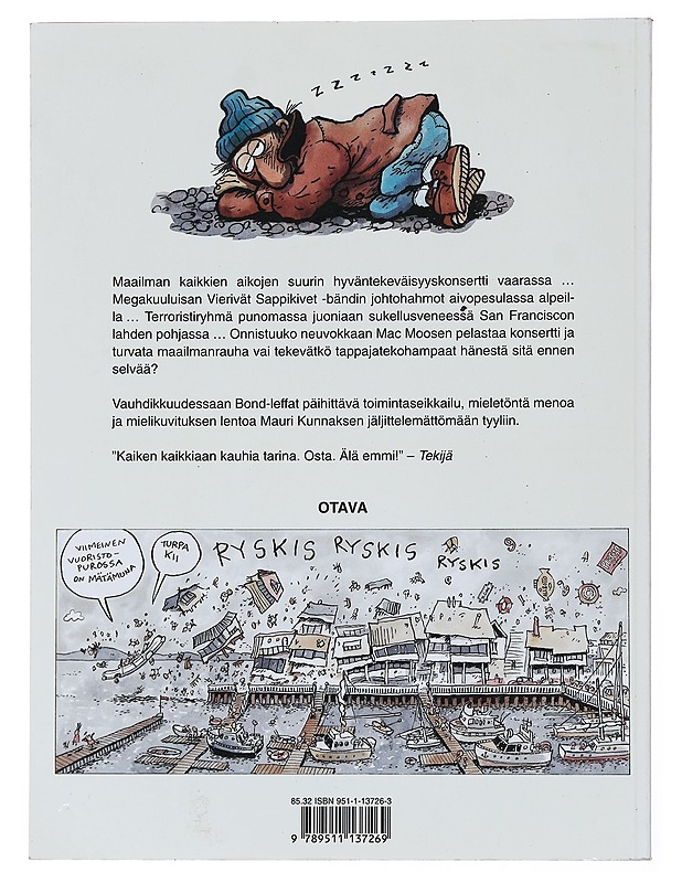 Mac Moose ja Jagge Migreenin tapaus - Mauri Kunnas - Sarjakuvat - 10105514347 - 1