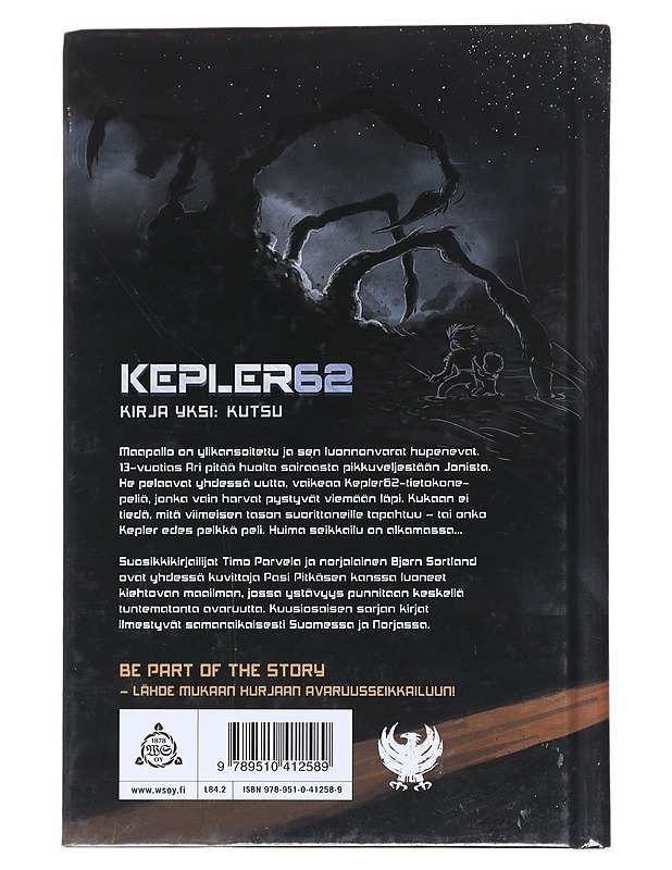 Kepler62. Kirja yksi, Kutsu - Parvela, Timo - Lastenkirjat - 10105514353 - 1