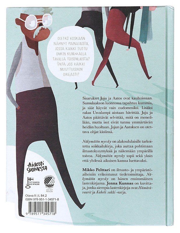 Näkymätön myrsky - Pelttari, Mikko - Lastenkirjat - 10105514374 - 1