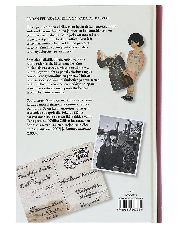 Sodan kasvattamat - Näre, Sari - Historiakirjat - 10105514378 - 1