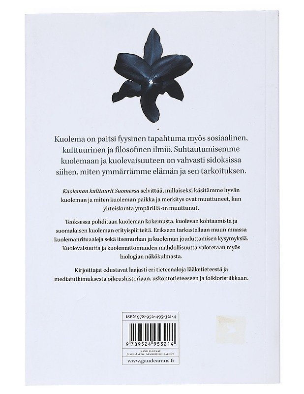 Kuoleman kulttuurit Suomessa - Kivistö, Sari - Historiakirjat - 10105514401 - 1