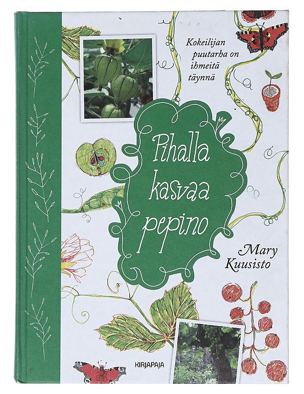 Pihalla kasvaa pepino : kokeilijan puutarha on ihmeitä täynnä - Mary Kuusisto - Ruokakirjat - 10105514472 - 0