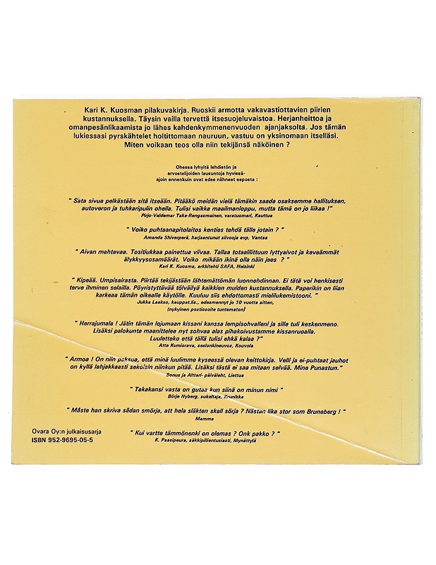 Kari K. Kuosma : hulut päiwät - Kuosma, Kari K. - Sarjakuvat - 10105514480 - 1