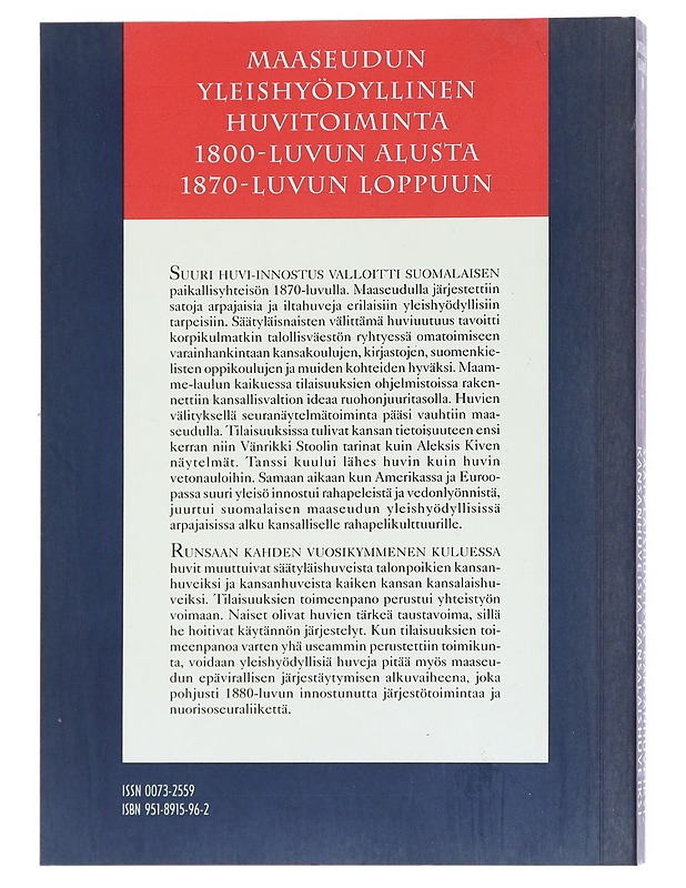 Säätyläishuveista kansanhuveiksi, kansanhuveista kansalaishuveiksi - Eeva-Liisa Lehtonen - Historiakirjat - 10105514520 - 1