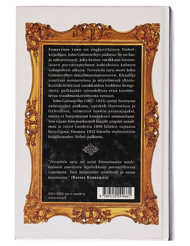 Forsytein taru I-II - Galsworthy, John - Romaanit ja novellit - 10105514528 - 1