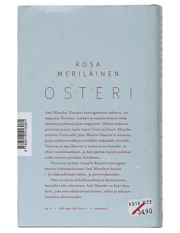 Osteri - Rosa Meriläinen - Romaanit ja novellit - 10105514532 - 1