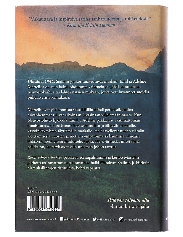 Kohti vihreää laaksoa - Sullivan, Mark - Jännitys ja dekkarit - 10105514551 - 1