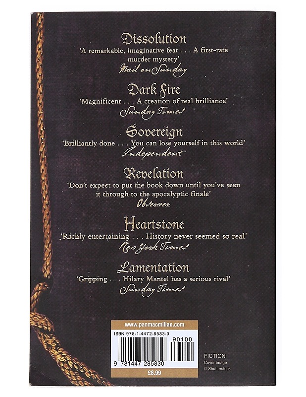 Dissolution - Sansom, C. J. - Romaanit ja novellit - 10105514558 - 1