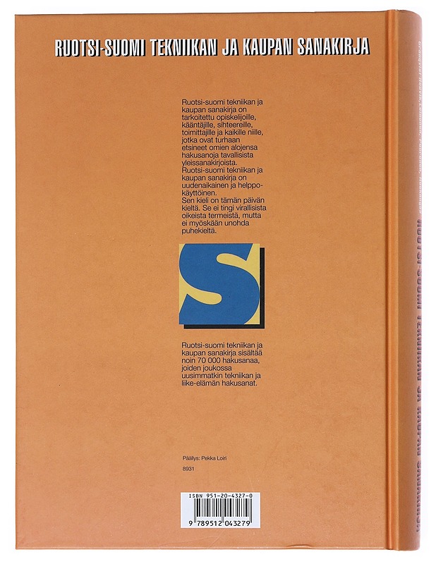 Ruotsi-suomi : tekniikan ja kaupan sanakirja - Granqvist-Hedvik, Ulrika - Tietokirjat ja oppaat - 10105514565 - 1
