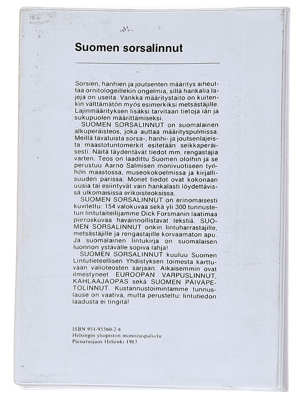 Suomen sorsalinnut - Aarno Salminen  - Tietokirjat ja oppaat - 10105514568 - 1