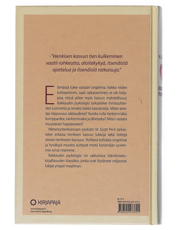Rakkauden psykologia - Peck, M. Scott - Tietokirjat ja oppaat - 10105514576 - 1