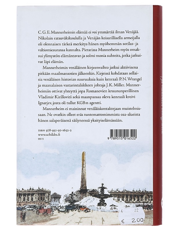 Gustaf Mannerheim ja valkoiset emigrantit : historia kirjeissä - Vlasov, Leonid - Elämäkerrat ja muistelmat - 10105514595 - 1