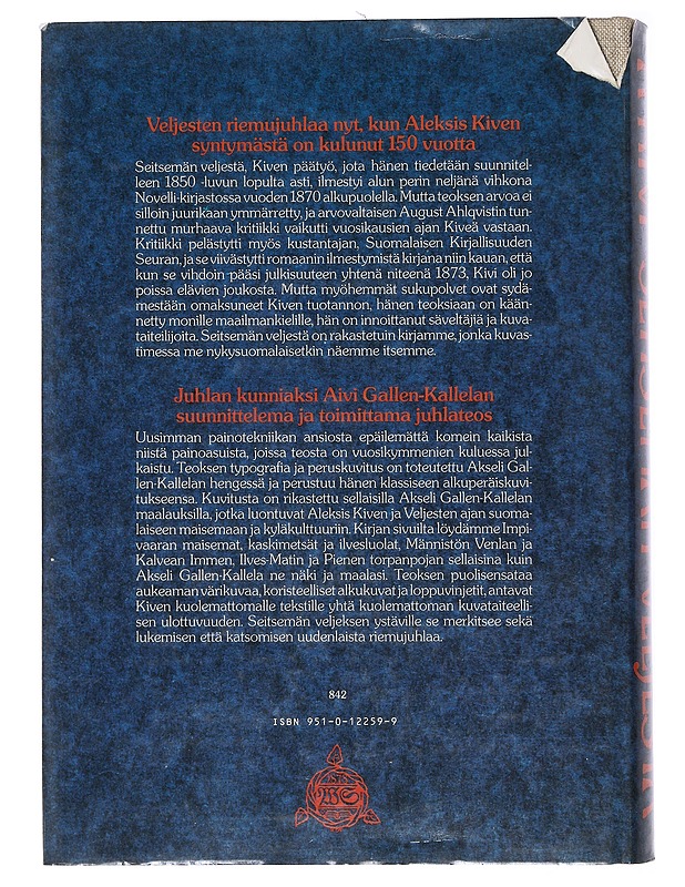 Seitsemän veljestä - Kivi, Aleksis - Romaanit ja novellit - 10105514603 - 1