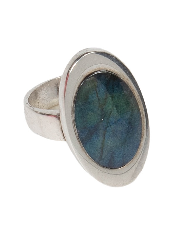 Hopeasormus spektroliittikivellä - Korut - 10105514622 - 1