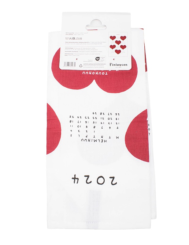 FINLAYSON Onni kalenteripyyhe 2024 - Designsuosikit - 10105514644 - 1