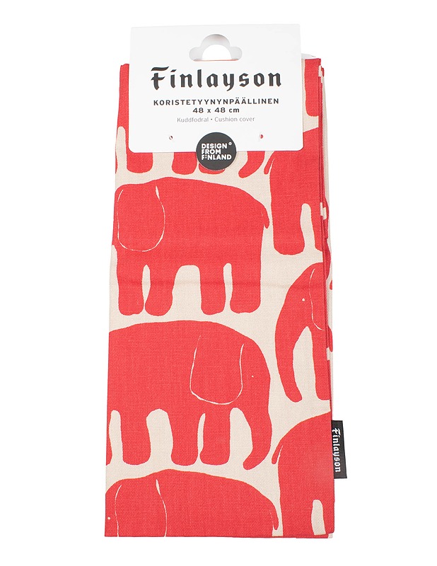 FINLAYSON Elefantti tyynynpäällinen, 48 x 48 cm - Designsuosikit - 10105514648 - 0