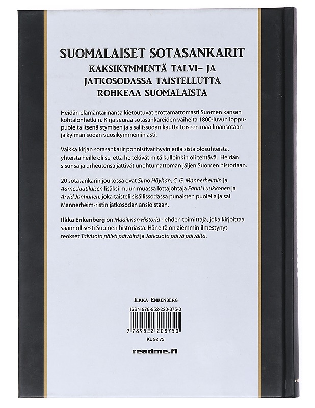 Suomalaiset sotasankarit - Ilkka Enkenberg - Elämäkerrat ja muistelmat - 10105514726 - 1