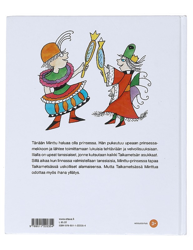 Minttu prinsessana - Maikki Harjanne - Lastenkirjat - 10105514748 - 1