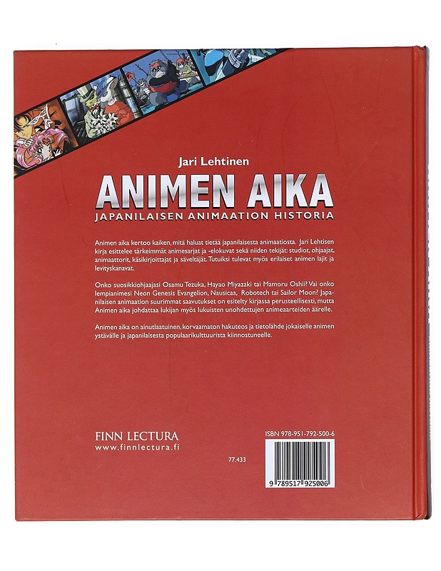 Animen aika : japanilaisen animaation historia - Jari Lehtinen - Kirja lahjaksi - 10105514758 - 1