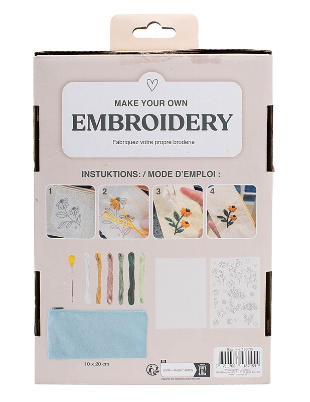 DIY EMBROIDERY kirjontasetti - Käsityö - 10105514768 - 1
