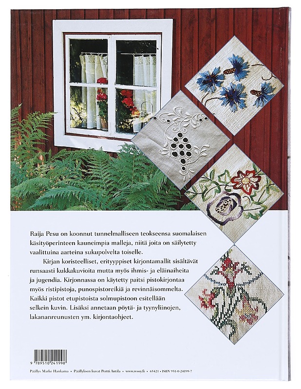 Kauniit vanhat käsityöt : vanhoja suomalaisia pisto- ja leikekirjontamalleja - Pesu, Raija - Tietokirjat ja oppaat - 10105514776 - 1